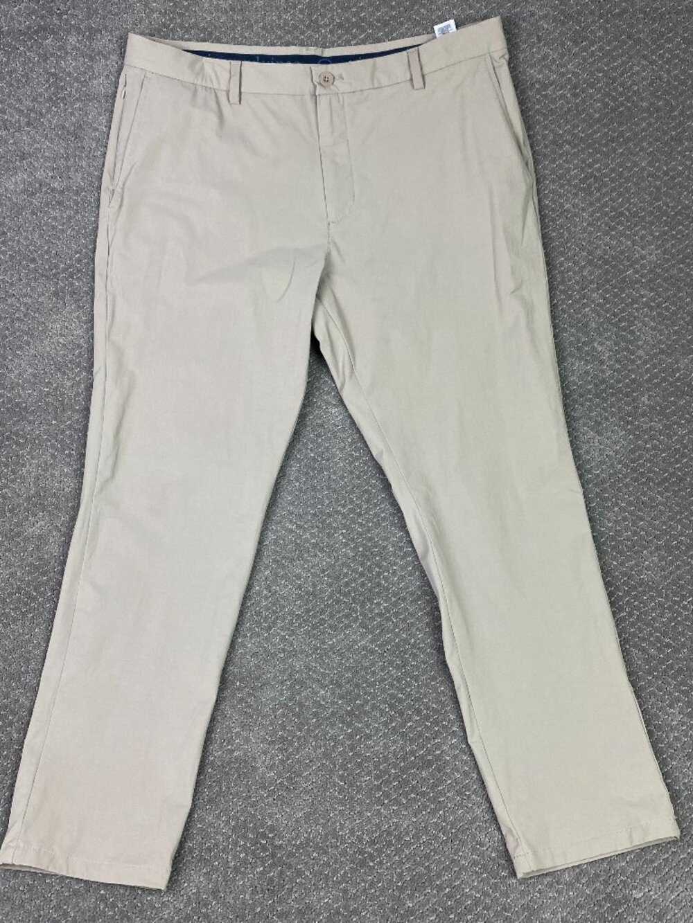 Vineyard Vines On The Go Pants Mens 38x30 Tan Beige 5 Pocket Golf Performance